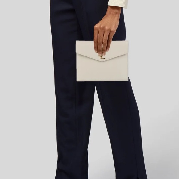 YSL Monogram Uptown Pouch in White/Off-white - Picture 4 of 5